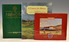 English and Irish Royal Golf Club and Golfing Society Histories (3) to incl 