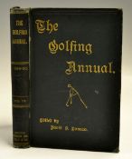 Duncan, David S - 'The Golfing Annual 1889-90' Vol. III - published by Horace Cox, in green cloth