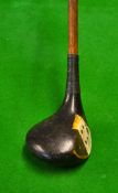 Willie Wallis Hallamshire GC large deep faced bull dog baffie with central face ivorine face