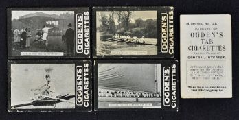 Ogden's Tab Cigarettes rowing, sailing and athletic cards c. 1900 - A & B Series General Interest to