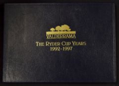 1997 Ryder Cup Valderrama Book - titled 