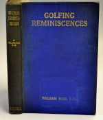 Reid, William - 'Golfing Reminiscences; The Growth of The Game 1887-1925', 1st ed. 1925, in blue