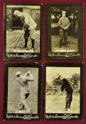 4x Ogden's Guinea Gold real photograph golf cards of Amateur Golf Champions to incl The late Lt. F.G