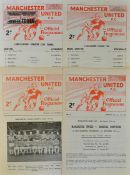 Lancashire Senior Cup match programmes Manchester United 1961/1962 Oldham Athletic, 1964/1965