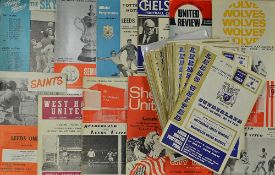 1967/1968 Leeds United programmes homes (29) (including Fairs Cup matches) and aways (15)