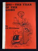 Scarce 1950 British Lions Signed Book titled 