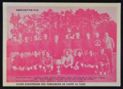 1971/1972 ECWC match programme Servette v Liverpool dated 15 September. Good.