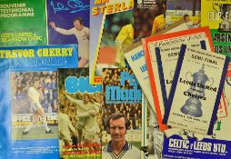 Collection of Leeds United big match programmes to include 1975 European Cup Final, 1970 FA Cup