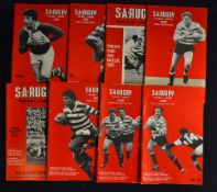 Collection of 1980's South Africa Rugby Yearbooks - a complete run of 8years from 1982-89 covering