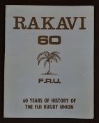 Rare 1973 Fiji Commemorative Rugby Book - titled 