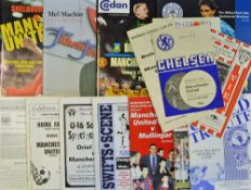 Collection of Manchester United away friendly match programmes to include 1971 Bohemians, 1974