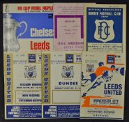 1967/1968 Dundee v Leeds United. (Fairs Cup Semi-Final) & return match at Leeds, Leeds United v