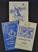 FA Cup Semi-Final programmes 1962 Tottenham Hotspur v Manchester United official issue, souvenir