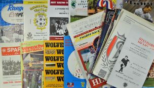 Collection of mainly Hearts football programmes, others noted, to include friendlies,