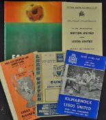 1975 Bayern Munich v Leeds United European Cup Final programme, 1967 Kilmarnock v Leeds United (