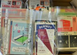 Collection of Leeds football programmes to include 1964/1965 (18H, 10A), 1965/1966 16H, 13A), 1966/