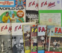 1966 Boys Book of the 1966 World Cup plus FA Year Books 1952/53, 53/54, 54/55, 55/56, FA News