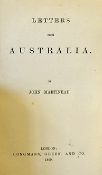 Australia - Letters From Australia by John Martineau. 1869. An interesting 206 page book detailing