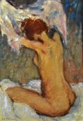 Moroney, Ken (b.1949) Original Painting Nude Lady oil on canvas, signed under Ken Moroney's