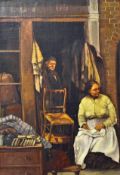 Moroney, Ken (b.1949) Original Painting Lucy's Shop oil painting, signed, dated 1976 to frame,