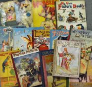 Interesting Box of Children's Books to include Playtime Palace 1910, Playtime Pictures, Our