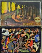 Fantastic Chad Valley 'Dragon's Land' Jigsaw Puzzle three-ply wood cut interlocking, invented and