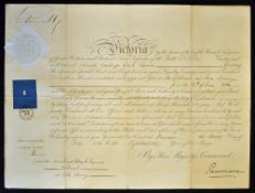 British Army During Napoleonic Wars; Commission Signed By 