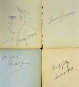 1914 Opera Autographs - Superb selection of c.1914 Opera autographs to consist of a signed Enrico