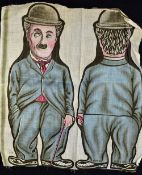 Wonderful Children's 'Charlie Chaplin' Rag Doll Contemporary theme Circa 1916 a multi-coloured