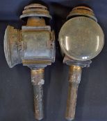 Two Lamps with McNaught &Co. Worcester and London requires a good clean (2)