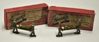 Britain's Set Royal Army Medical Corps (Service Dress) No.1719 two sets containing stretcher bearers