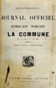 France - Bound Volume Of The Scarce Paris Commune Newspapers 