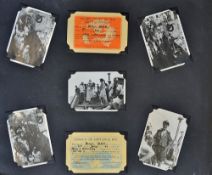 1945 HMS Mull of Galloway Related Photograph Album contains many postcards all finely presented