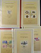 Complete Collection of West Germany and Berlin First Day Covers - in 8 albums, over 600 in total