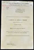 Sir Winston Churchill (1874-1965) remarkable 'The Channel Tunnel' document dated June 12th 1914