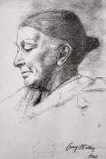 Adolf Hitler Print - depicts Hitler's mother dated 1908 taken from the original, a rare copy, framed