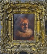 Moroney, Ken (b.1949) Original Painting Veteran Clown oil on board, signed and dated 1977, framed