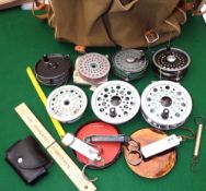 REELS & ACCESSORIES: (Qty) Shakespeare Beaulite 4.25