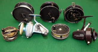 REELS: (7) Allcock No.3 Easicast drum spinning reel, 3.75