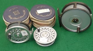 REELS & SPOOL: (3) Hardy Hydra 4 3/8
