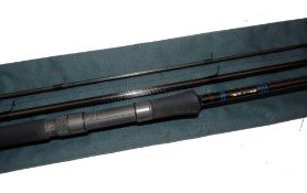 ROD: Seer 13' 3 piece match rod in as new condition, black whipped single leg lined guides, 20