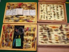 FLIES: Good collection of salmon/trout flies in hair wing and traditional patterns, sizes up to 1.