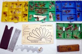 ACCESSORIES: (Qty) Scarce Hardy Brothers, Alnwick gut gauge by Chesterman of Sheffield, with maker's