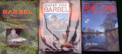 Three works on Barbel - West, T -signed- 