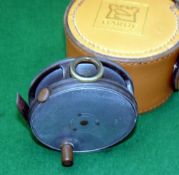 REEL & CASE: (2) Hardy Perfect 3 3/8