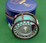 REEL: Fine Hardy The Zenith lightweight alloy fly reel in as new condition, rim tension regulator, U