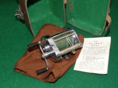 REEL: Hardy Elarex chrome plated multiplier reel in fine condition, level wind, ratchet/brake