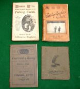 CATALOGUES: (4) Four Anglers Guides incl. Hardy 1934, sellotape to spine, Foster's c1912, good clean