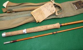 ROD: Hardy The Tourney 9' 2 piece Palakona trout fly rod, No.H13204, fine condition, burgundy