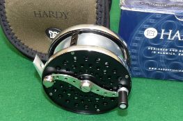 REEL: Hardy Cascapedia Mk2 fly reel, size 5/6/7, foot stamp E02750, unused, in maker's neoprene case